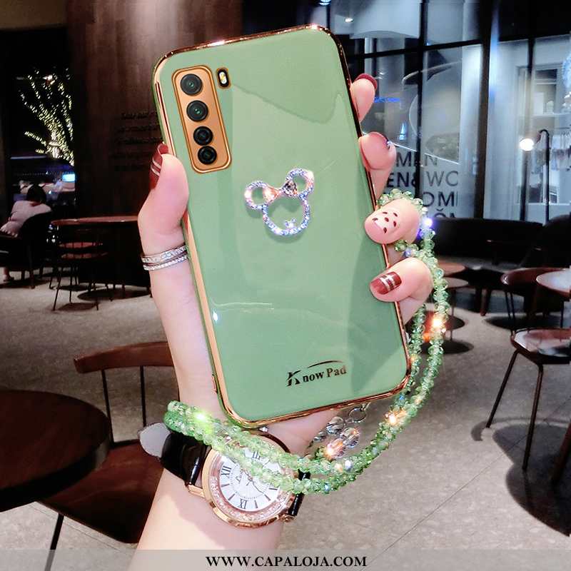 Capas Huawei P40 Lite 5g Protetoras Super Tendencia Malha Verde, Capa Huawei P40 Lite 5g Silicone Ve