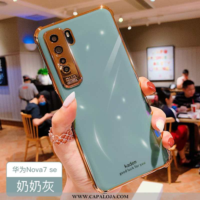 Capas Huawei P40 Lite 5g Protetoras Vermelha Tendencia Cases Verde, Capa Huawei P40 Lite 5g Silicone