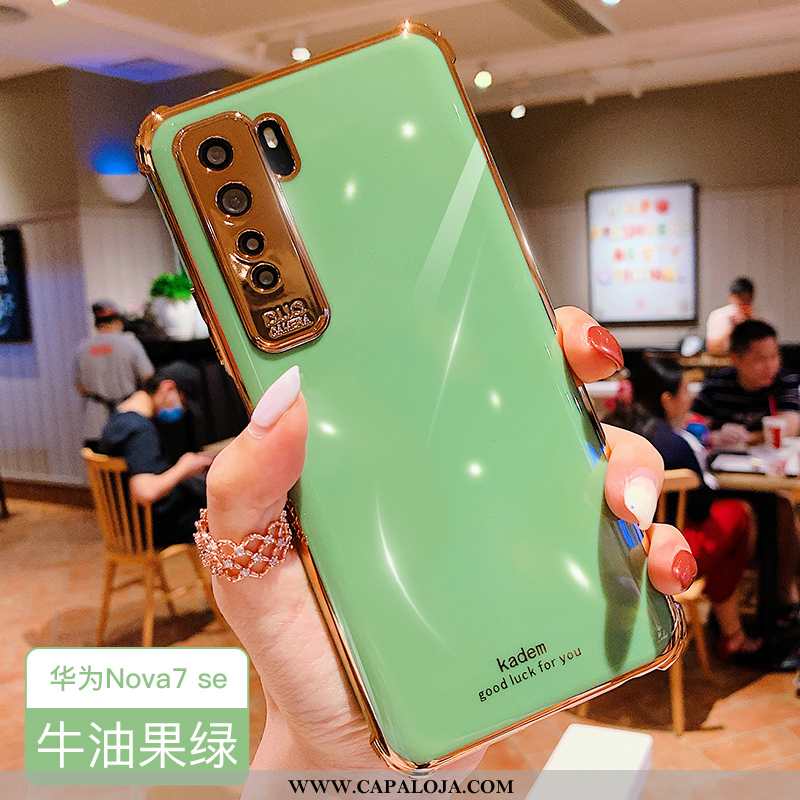 Capas Huawei P40 Lite 5g Protetoras Vermelha Tendencia Cases Verde, Capa Huawei P40 Lite 5g Silicone