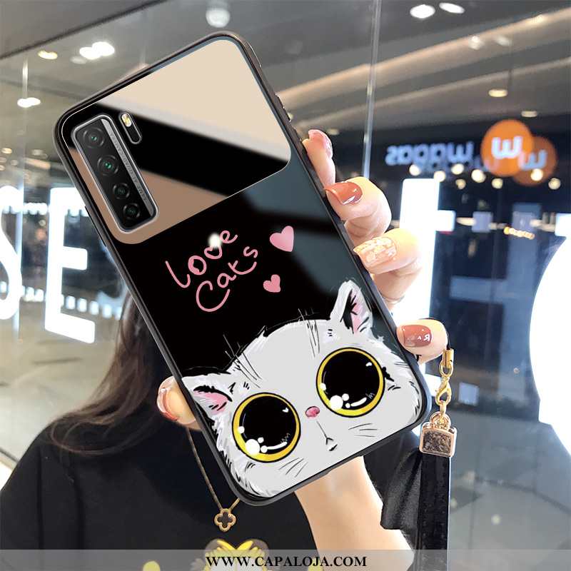 Capas Huawei P40 Lite 5g Tendencia Malha Grande Feminino Branco, Capa Huawei P40 Lite 5g Protetoras 