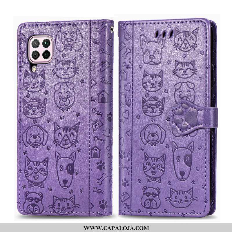 Capas Huawei P40 Lite Cordao Florido Feminino Lisas Roxo, Capa Huawei P40 Lite Desenho Animado Compr