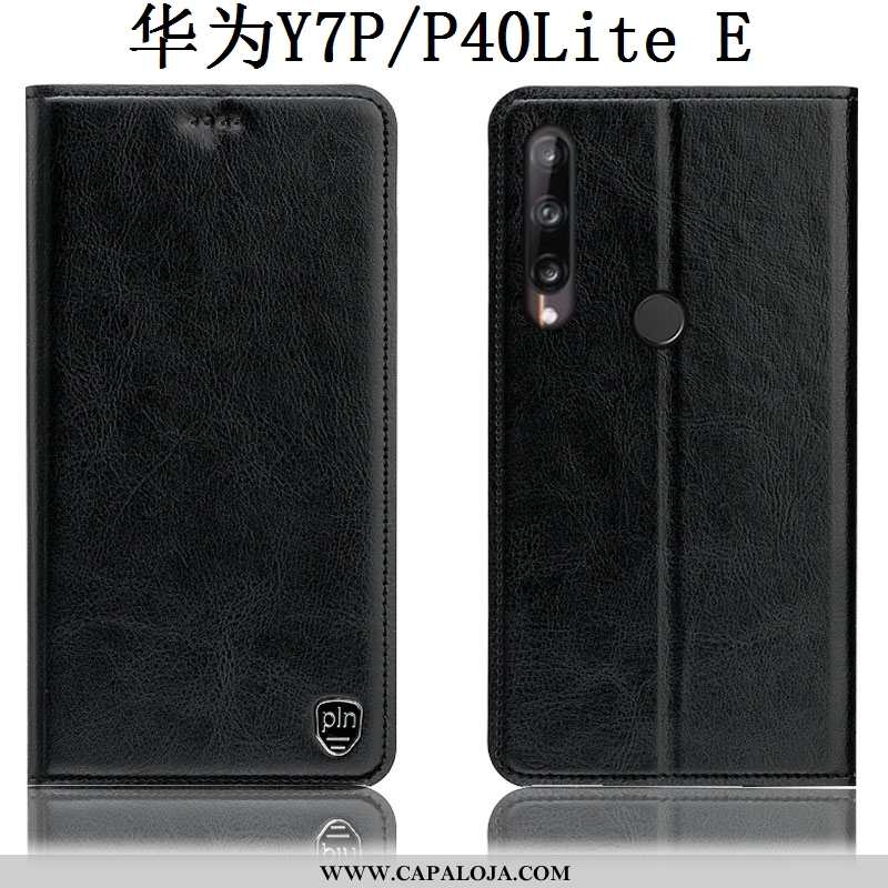 Capas Huawei P40 Lite E Couro Genuíno Completa Antiqueda Cinza, Capa Huawei P40 Lite E Protetoras Ba