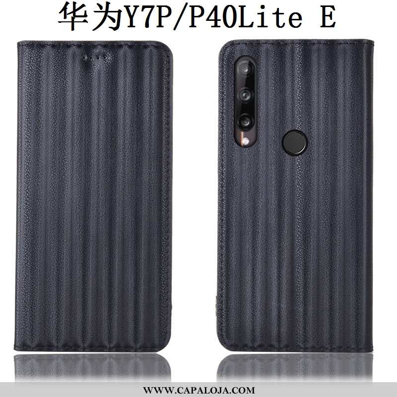 Capas Huawei P40 Lite E Couro Legitimo Antiqueda Preto, Capa Huawei P40 Lite E Protetoras Online