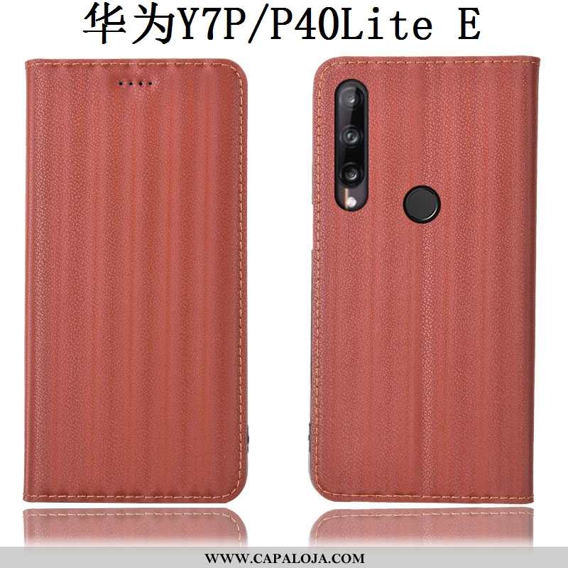 Capas Huawei P40 Lite E Couro Legitimo Antiqueda Preto, Capa Huawei P40 Lite E Protetoras Online