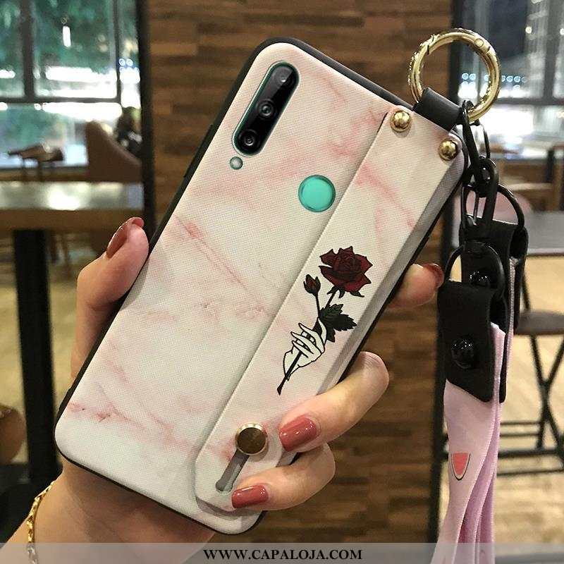 Capas Huawei P40 Lite E Criativas Suporte Cases Novas Rosa, Capa Huawei P40 Lite E Soft Baratos