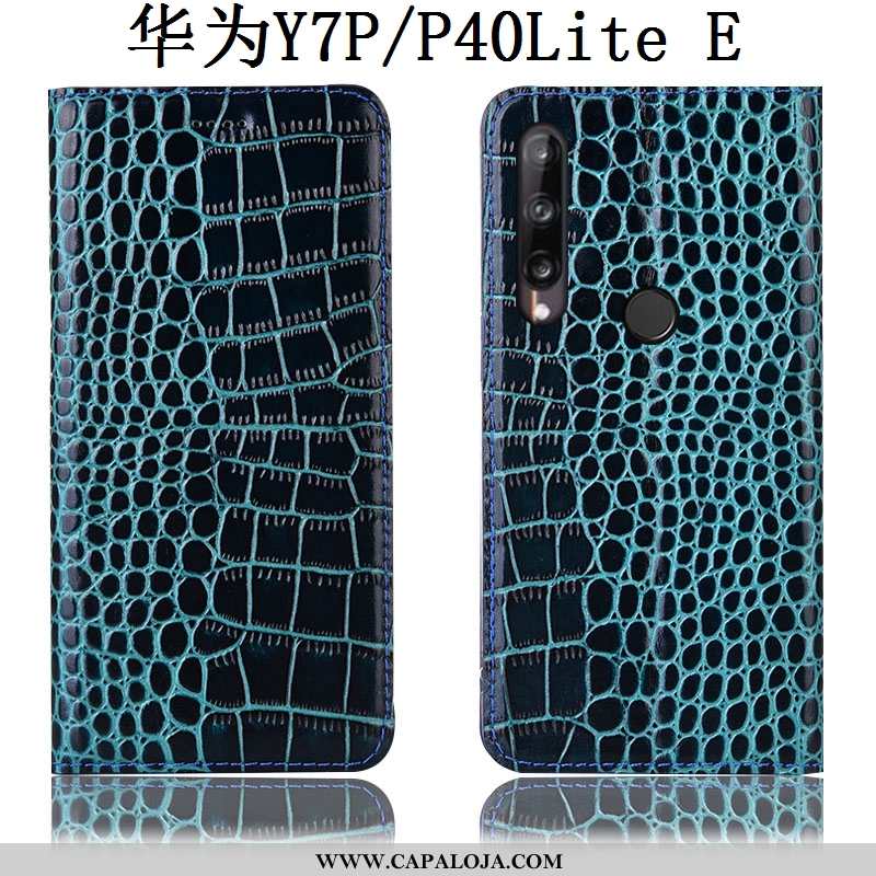 Capas Huawei P40 Lite E Protetoras Crocs Cover Castanho, Capa Huawei P40 Lite E Couro Legitimo Venda