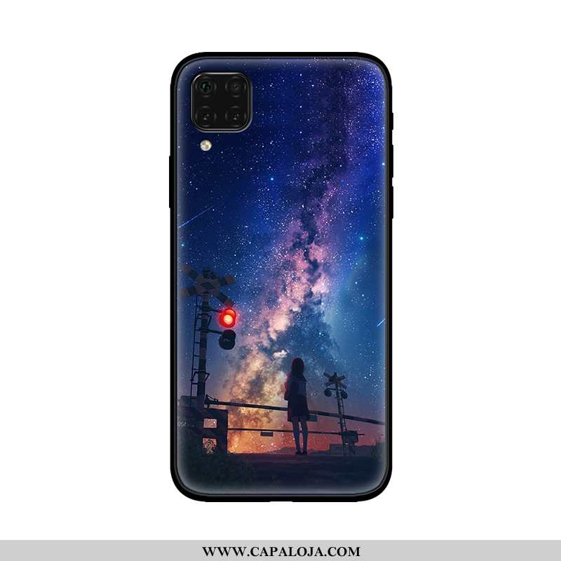 Capas Huawei P40 Lite Protetoras Telemóvel Estrelado Soft Rosa, Capa Huawei P40 Lite Estiloso Barato