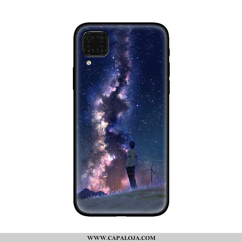 Capas Huawei P40 Lite Protetoras Telemóvel Estrelado Soft Rosa, Capa Huawei P40 Lite Estiloso Barato