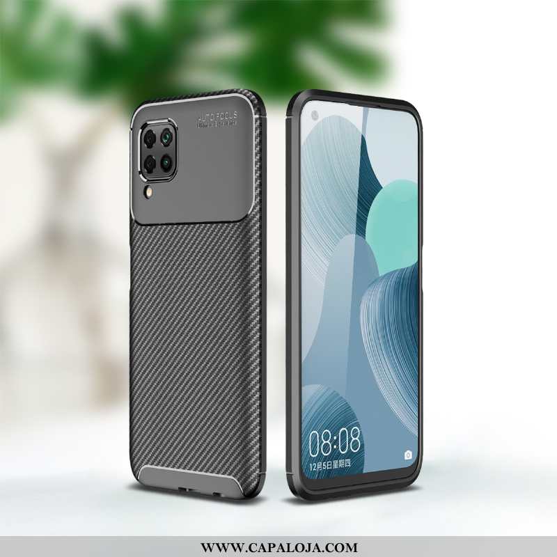 Capas Huawei P40 Lite Soft Antiqueda Cases Silicone Preto, Capa Huawei P40 Lite Protetoras Venda