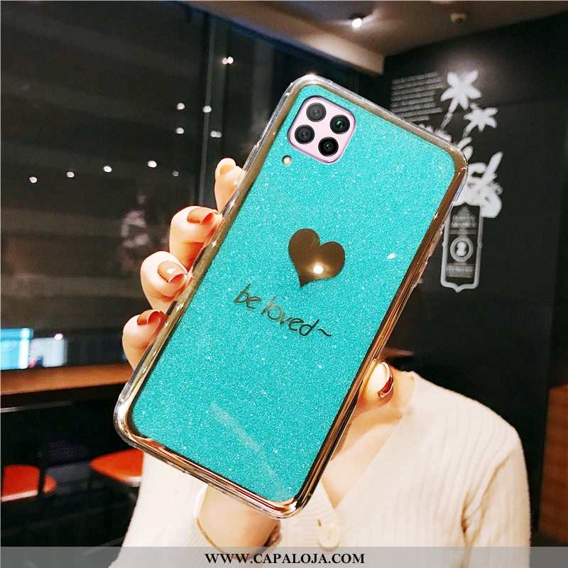 Capas Huawei P40 Lite Tendencia Cases Completa Antiqueda Verde, Capa Huawei P40 Lite Protetoras Bara