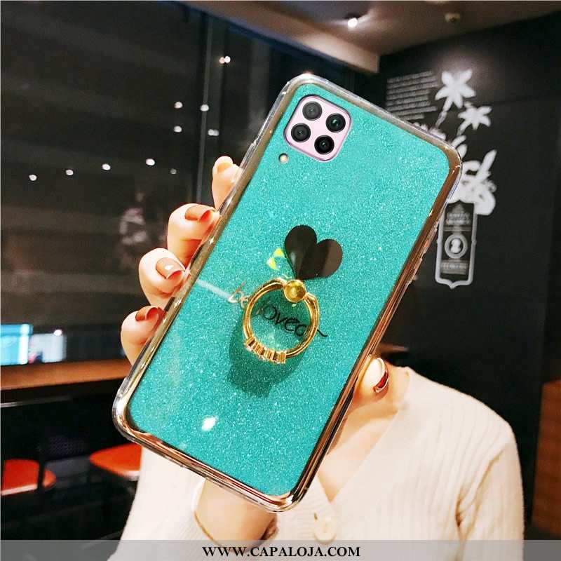 Capas Huawei P40 Lite Tendencia Cases Completa Antiqueda Verde, Capa Huawei P40 Lite Protetoras Bara