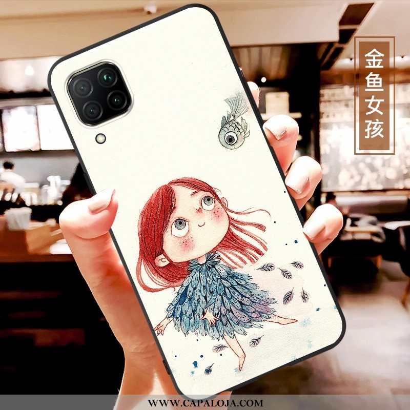 Capas Huawei P40 Lite Tendencia Slim Telemóvel Branco, Capa Huawei P40 Lite Soft Barato