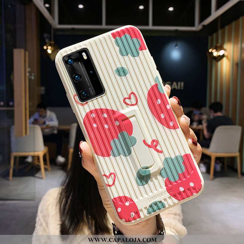 Capas Huawei P40 Pro Bonitos Nova Personalizado Vermelha Vermelho, Capa Huawei P40 Pro Protetoras Ve