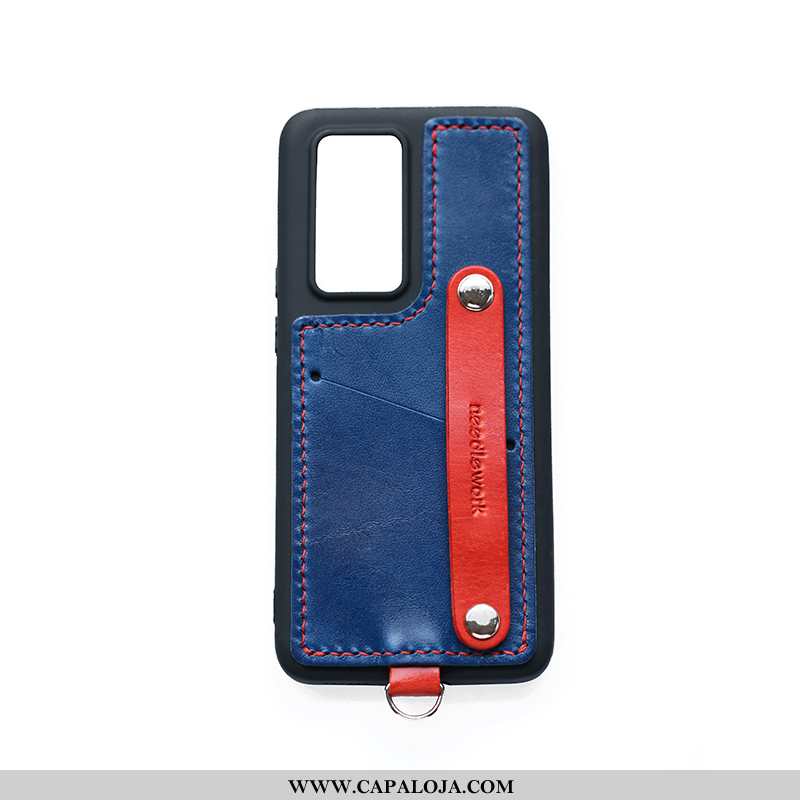 Capas Huawei P40 Pro Cordao Telemóvel Verde, Capa Huawei P40 Pro Couro Legitimo Venda