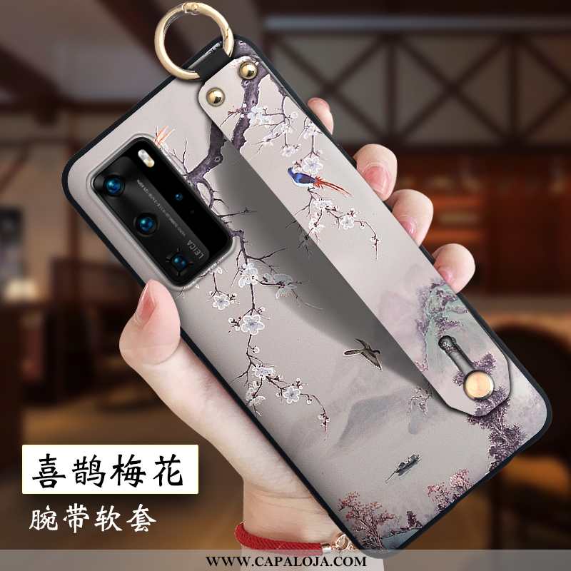 Capas Huawei P40 Pro Personalizada Slim Silicone Bordô, Capa Huawei P40 Pro Criativas Comprar