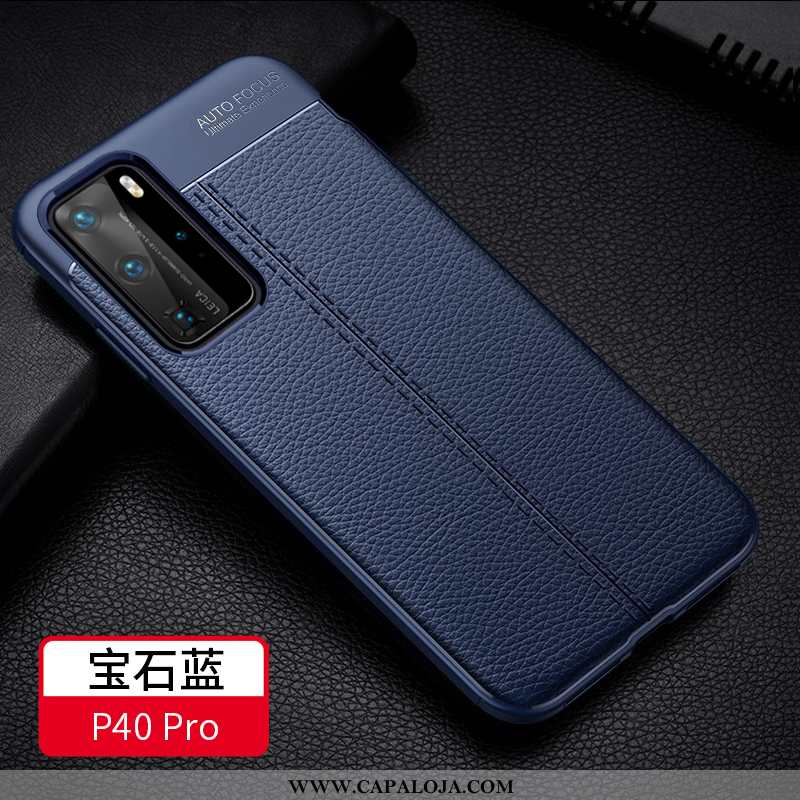 Capas Huawei P40 Pro Protetoras Novas Masculino Couro Preto, Capa Huawei P40 Pro Silicone Baratos