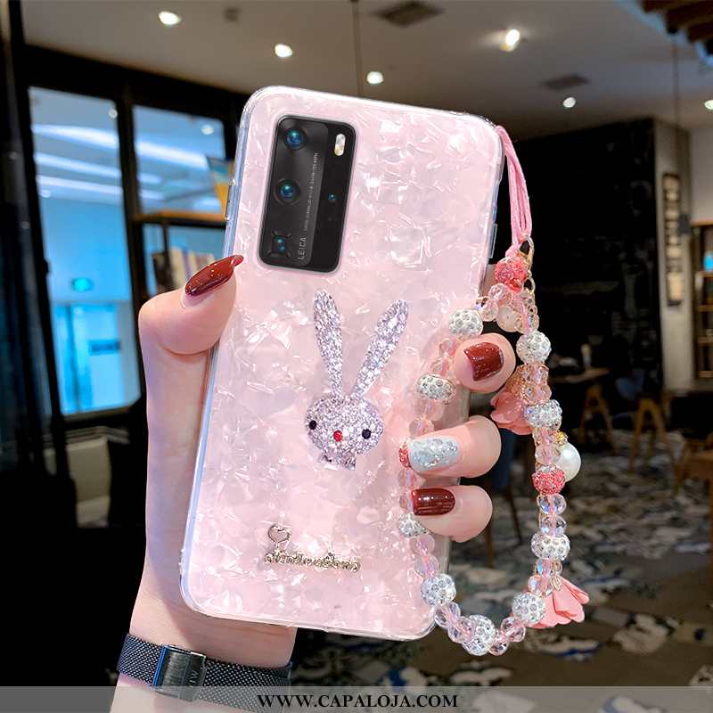 Capas Huawei P40 Pro Silicone Rosa Feminino, Capa Huawei P40 Pro Slim Online