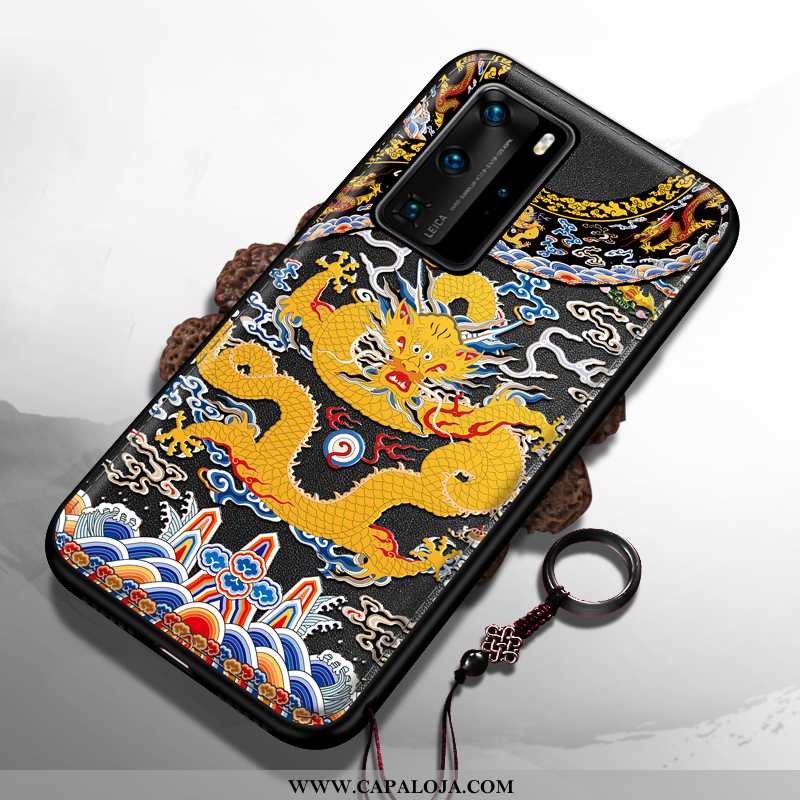 Capas Huawei P40 Pro Tendencia Completa Slim Resistente Amarelo, Capa Huawei P40 Pro Soft Baratos