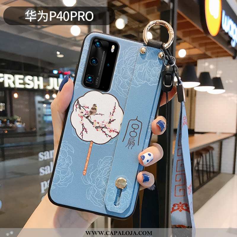 Capas Huawei P40 Pro Tendencia Midi Cordao Roxa Roxo, Capa Huawei P40 Pro Silicone Baratas