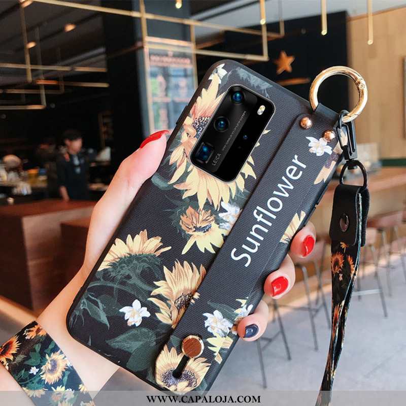 Capas Huawei P40 Silicone Antiqueda Telemóvel Personalizada Azul, Capa Huawei P40 Cordao Barato