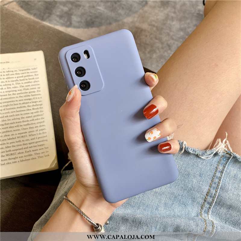 Capas Huawei P40 Slim Masculino Vermelha Azul, Capa Huawei P40 Tendencia Venda