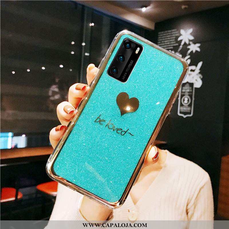 Capas Huawei P40 Soft Verde Cases, Capa Huawei P40 Completa Promoção