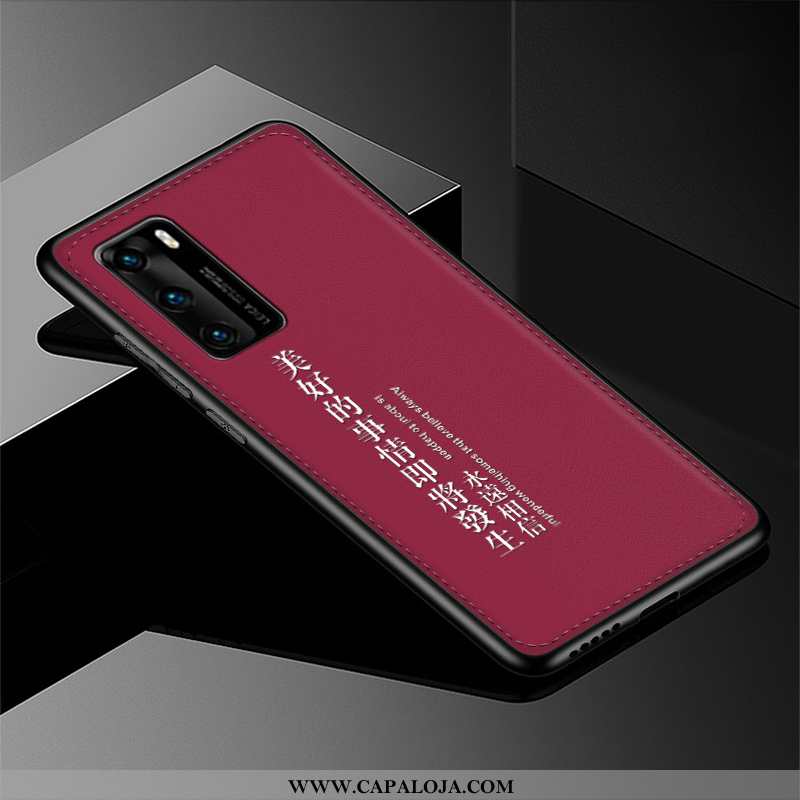 Capas Huawei P40 Tendencia Malha Moda Antiqueda Verde, Capa Huawei P40 Soft Barato