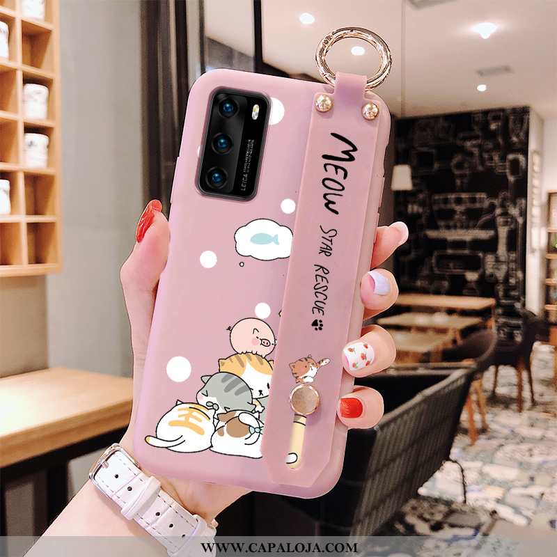 Capas Huawei P40 Tendencia Vermelha Personalizada Rosa, Capa Huawei P40 Soft Baratos