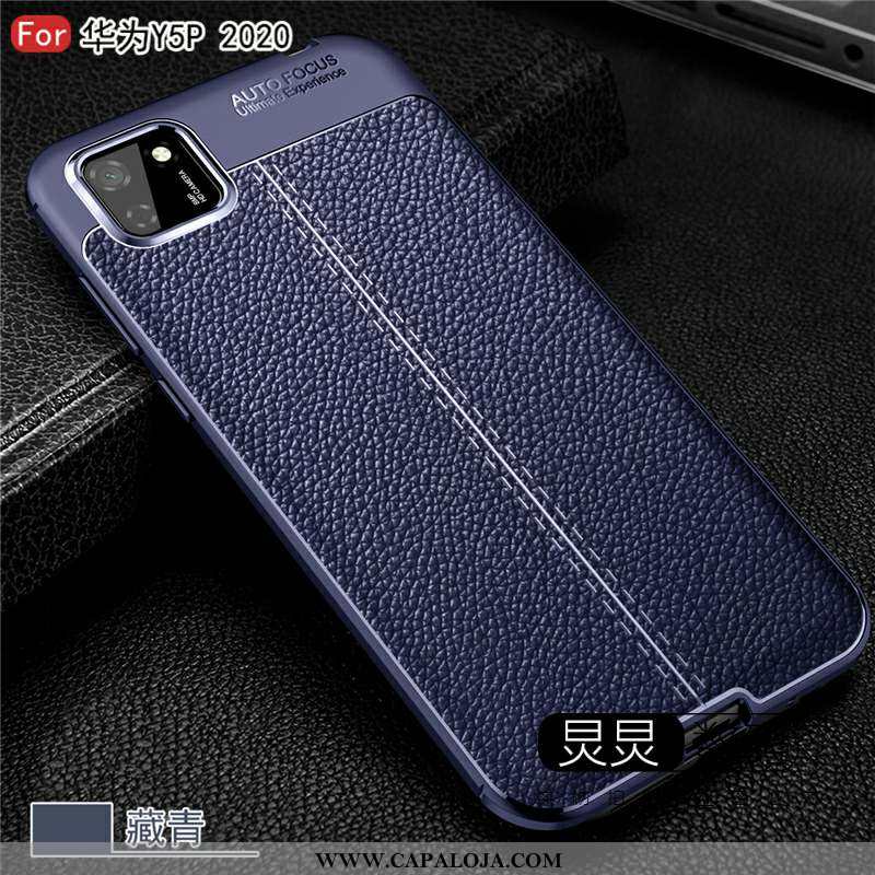 Capas Huawei Y5p Couro Cases Antiqueda Preto, Capa Huawei Y5p Soft Venda