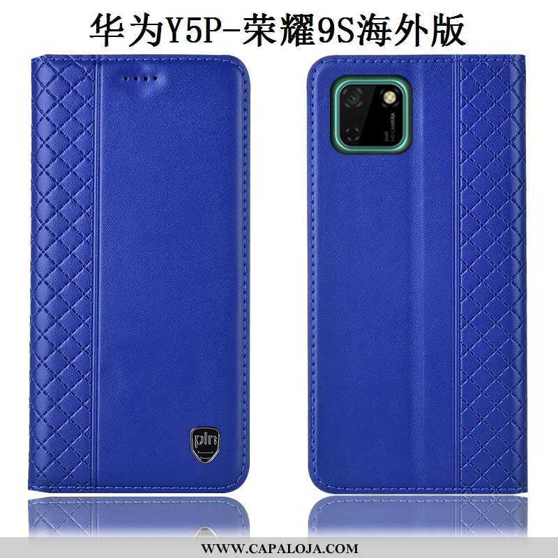 Capas Huawei Y5p Couro Legitimo Telemóvel Amarela Antiqueda Amarelo, Capa Huawei Y5p Protetoras Vend