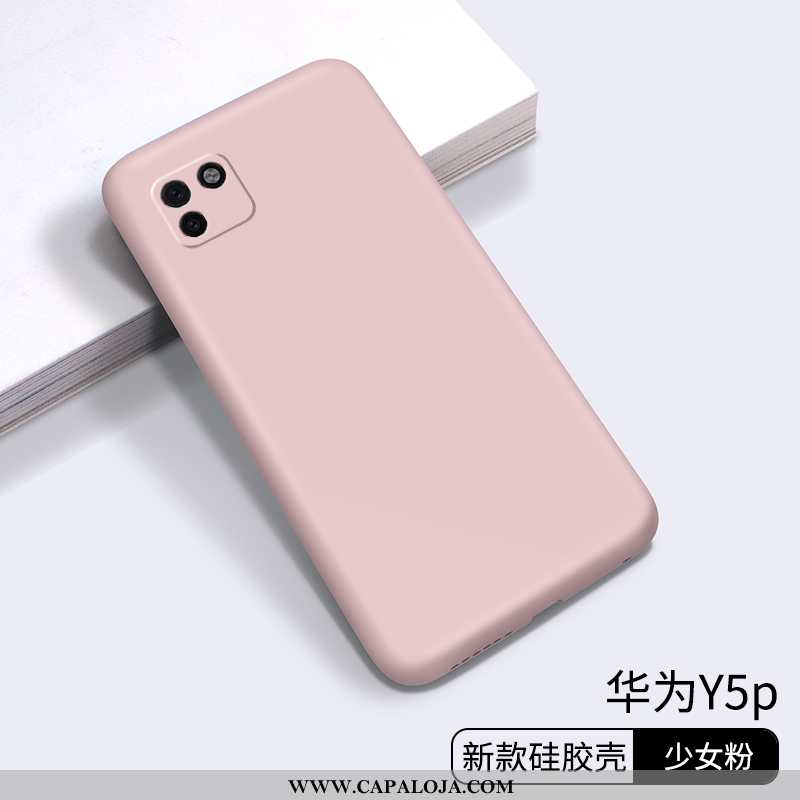 Capas Huawei Y5p Estiloso Tendencia Slim Minimalista Rosa, Capa Huawei Y5p Personalizado Barato