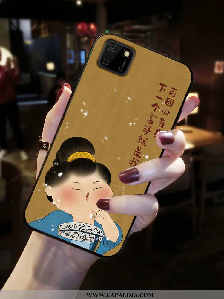 Capas Huawei Y5p Personalizado Novas Pequena Fosco Amarelo, Capa Huawei Y5p Criativas Venda