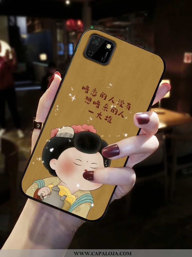 Capas Huawei Y5p Personalizado Novas Pequena Fosco Amarelo, Capa Huawei Y5p Criativas Venda