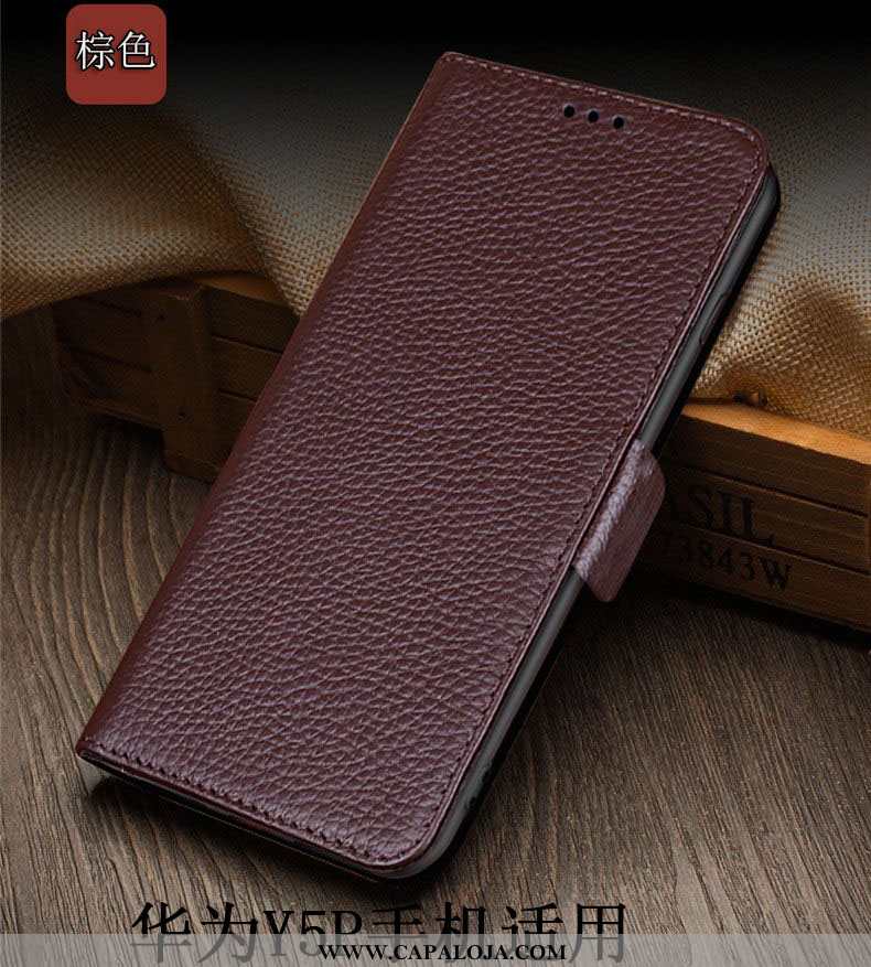 Capas Huawei Y5p Protetoras Antiqueda Telemóvel Vermelha Vermelho, Capa Huawei Y5p Couro Genuíno Onl