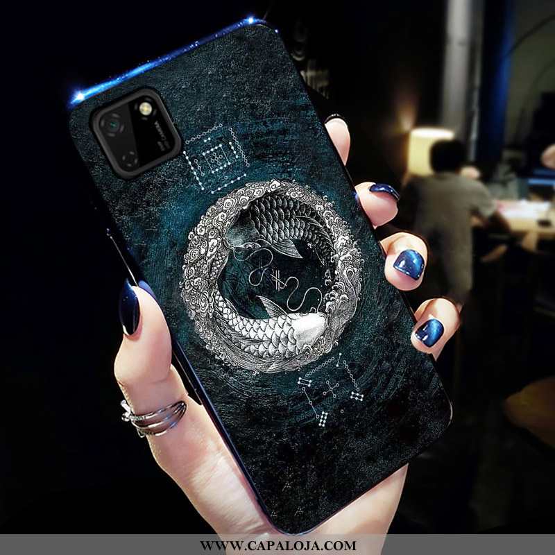 Capas Huawei Y5p Slim Feminino Casaco Preto, Capa Huawei Y5p Tendencia Baratas