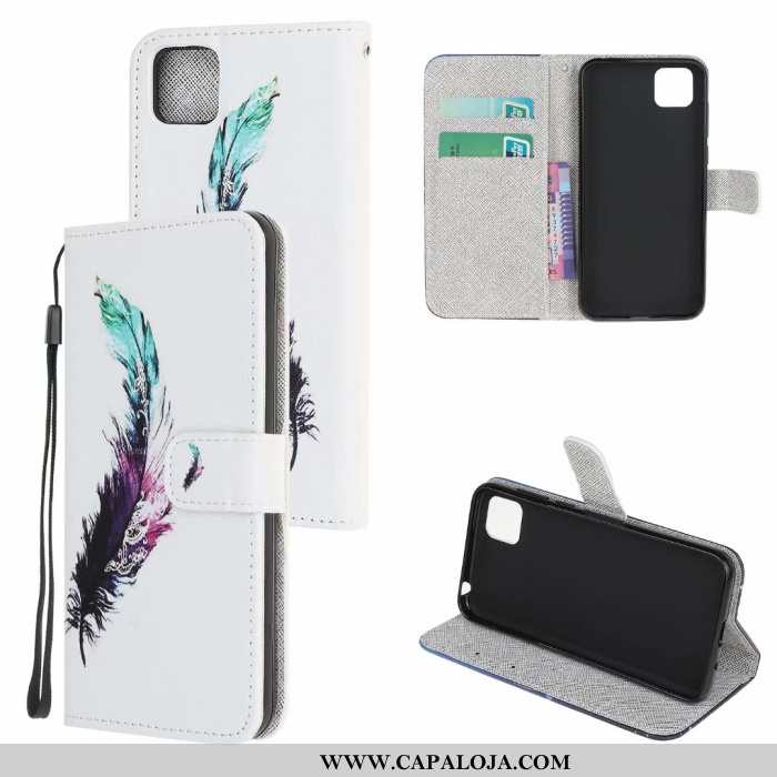 Capas Huawei Y5p Soft Desenho Animado Couro Completa Branco, Capa Huawei Y5p Protetoras Barato