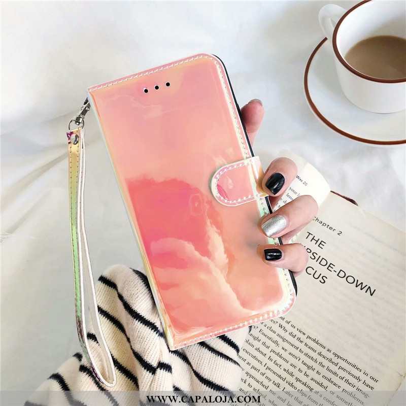 Capas Huawei Y6 2020 Soft Feminino 2020 Colorida Rosa, Capa Huawei Y6 2020 Couro Barato