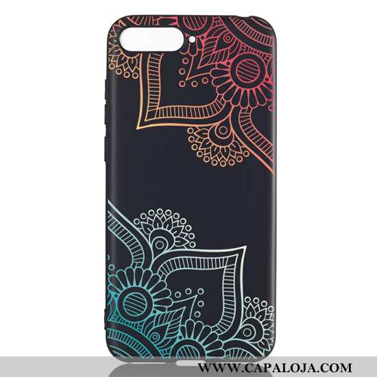 Capas Huawei Y6 2020 Tendencia Preto Desenho Animado, Capa Huawei Y6 2020 Soft Comprar