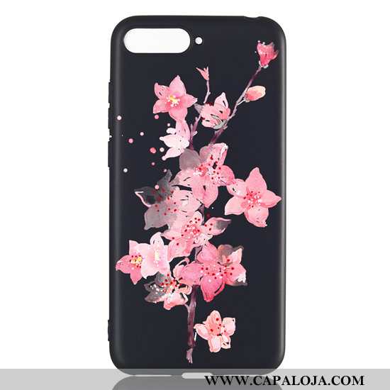 Capas Huawei Y6 2020 Tendencia Preto Desenho Animado, Capa Huawei Y6 2020 Soft Comprar