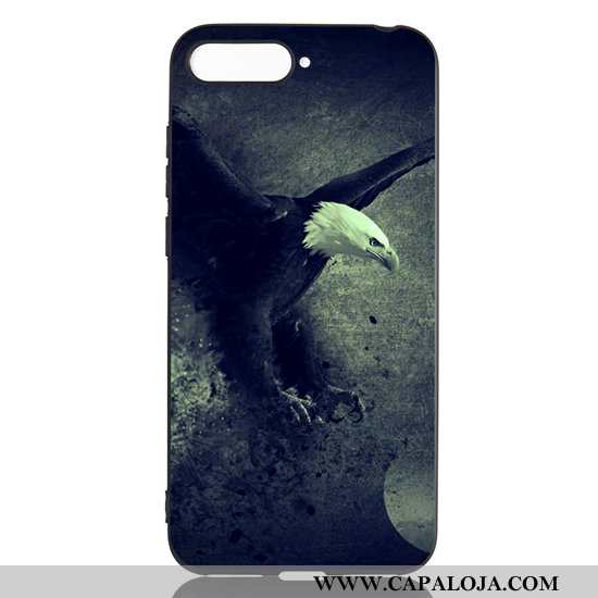 Capas Huawei Y6 2020 Tendencia Preto Desenho Animado, Capa Huawei Y6 2020 Soft Comprar