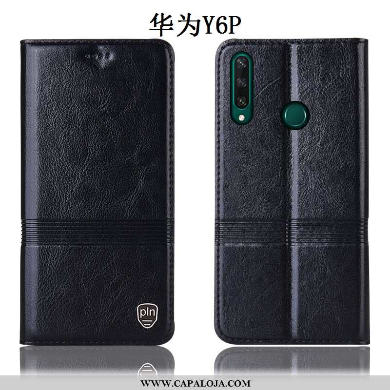 Capas Huawei Y6p Protetoras Antiqueda Cover Cases Castanho, Capa Huawei Y6p Couro Legitimo Baratas