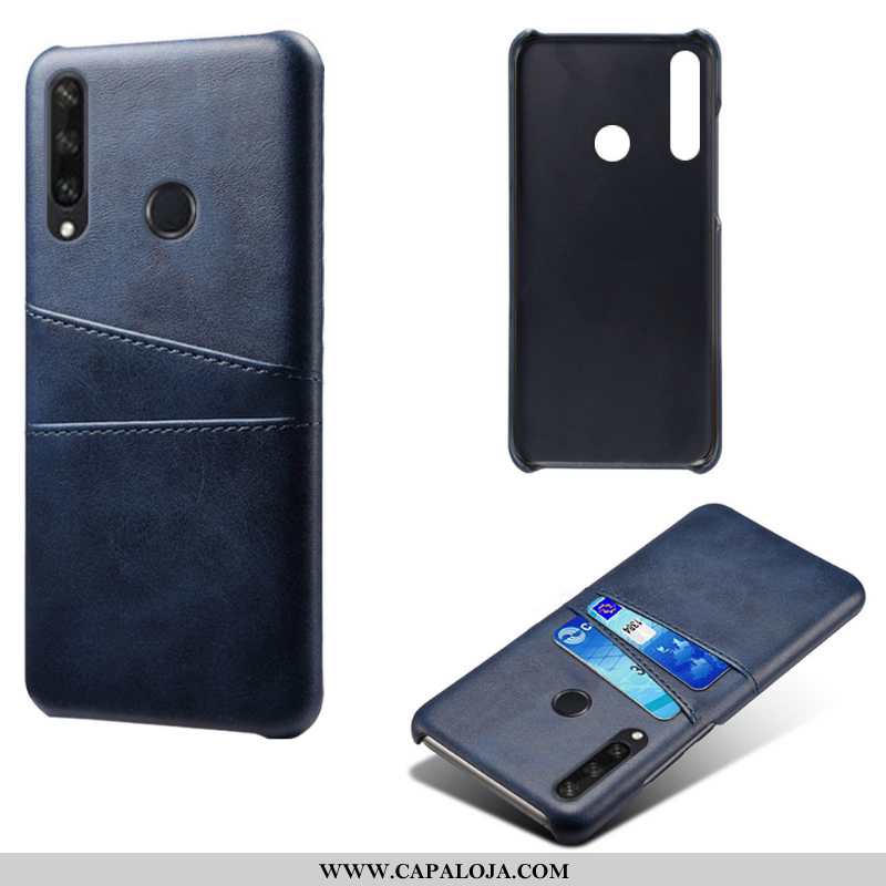 Capas Huawei Y6p Slim Preto Resistente, Capa Huawei Y6p Couro Promoção