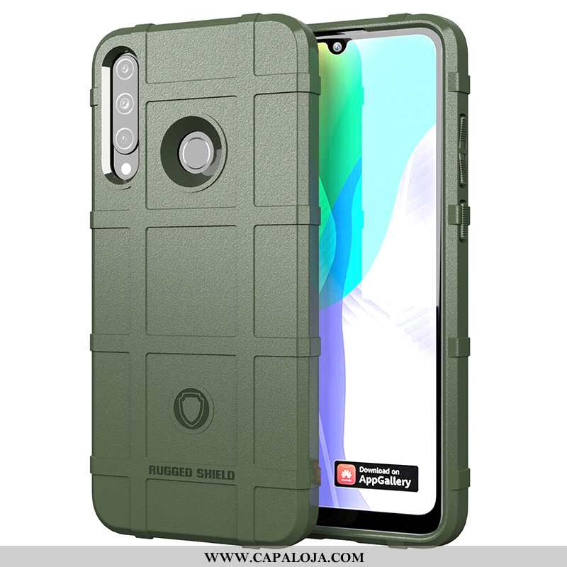 Capas Huawei Y6p Soft Completa Antiqueda Telemóvel Verde, Capa Huawei Y6p Silicone Baratas