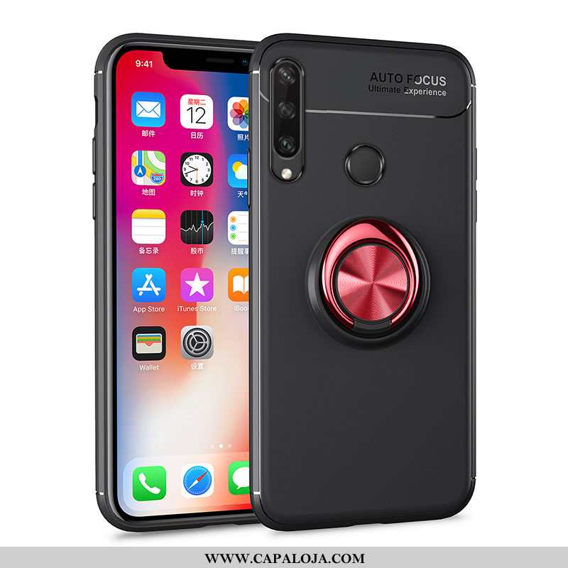 Capas Huawei Y6p Soft Silicone Antiqueda Vermelha Vermelho, Capa Huawei Y6p Protetoras Venda