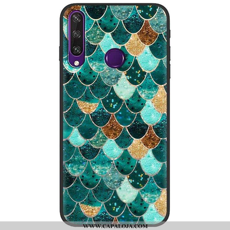 Capas Huawei Y6p Soft Verde Pintado Telemóvel, Capa Huawei Y6p Protetoras Online