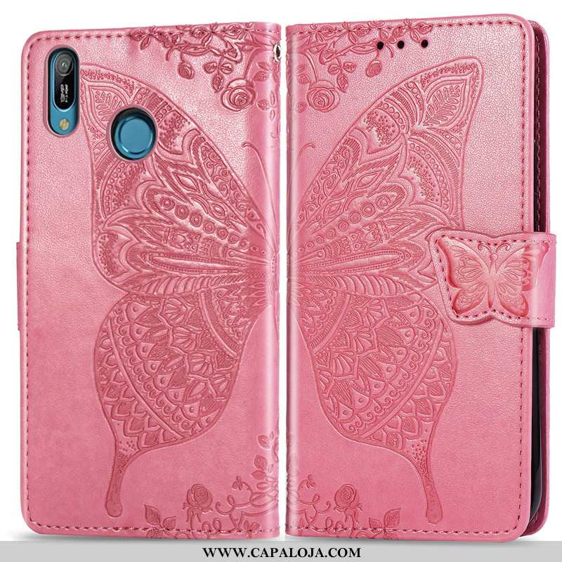 Capas Huawei Y6s Cordao Floral Telemóvel Rosa, Capa Huawei Y6s Bonitos Baratos