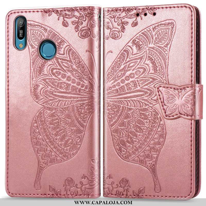 Capas Huawei Y6s Cordao Floral Telemóvel Rosa, Capa Huawei Y6s Bonitos Baratos