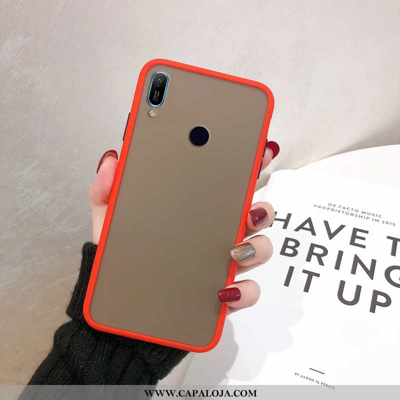 Capas Huawei Y6s Silicone Completa Cases Vermelho, Capa Huawei Y6s Protetoras Promoção