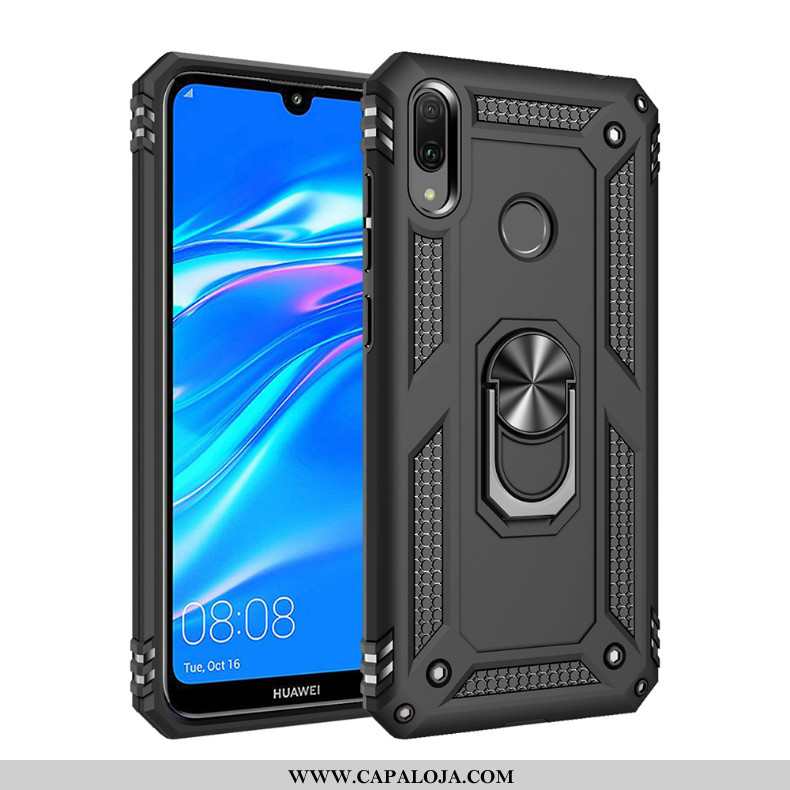 Capas Huawei Y7 2020 Silicone Soft Cases Feminino Preto, Capa Huawei Y7 2020 Tendencia Online