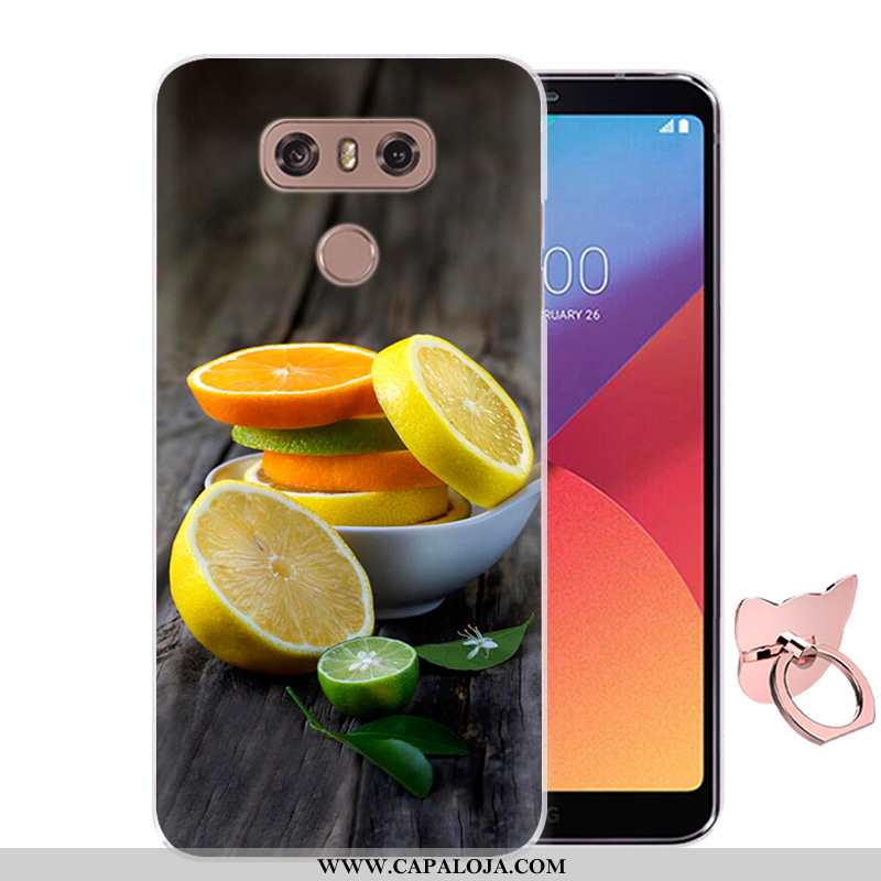 Capas Lg G6 Desenho Animado Pintado Antiqueda Protetoras Rosa, Capa Lg G6 Soft Barato